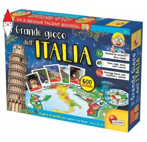 , , , GIOCO EDUCATIVO LISCIANI I M A GENIUS IL GRANDE GIOCO DELL ITALIA