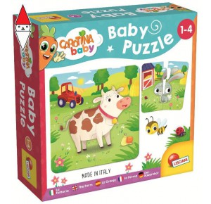 , , , PRIMA INFANZIA LISCIANI CAROTINA BABY PUZZLE LA FATTORIA