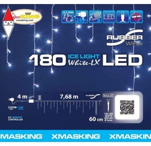 , , , NATALE LOTTI ICE LIGHT 180 LED BIANCO DIAMETRO 5MM