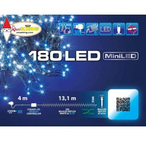 , , , LOTTI CATENA TLG 180 MINILED BIANCO & BLU 3MM