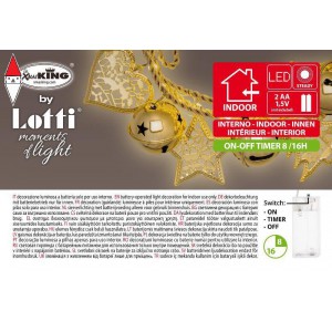 , , , NATALE LOTTI DECORAZIONE CATENA ORO CAMPANELLE