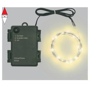 , , , LUCI NATALE LOTTI CATENA 160 MICROLED BIANCO CALDO 1.5MM