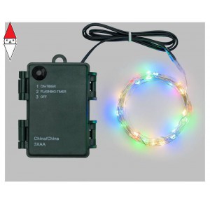 , , , LUCI NATALE LOTTI CATENA 160 MICROLED MULTICOLOR 1.5MM