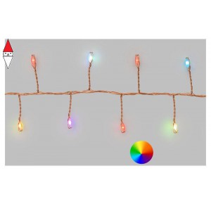 , , , LUCI NATALE LOTTI CATENA 10M NSL6 NASTRO MINICLUSTER D.6CM 500 MICROLED