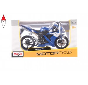 , , , MODELLINO MAISTO YAMAHA YZF-R1 1/12 BLU