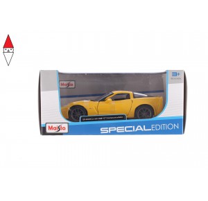 , , , MODELLINO MAISTO 2008 CORVETTE Z06 GT1 COMMEMORATIVE EDITION 1/24 GIALLA