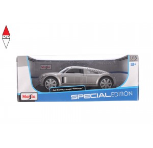 , , , MODELLINO MAISTO AUDI SUPERSPORTWAGEN ROSEMEYER 1/18 SILVER