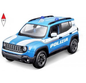 , , , MODELLINO MAISTO JEEN RENEGADE POLIZIA 1/24