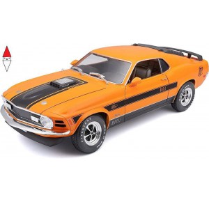 , , , MODELLINO MAISTO 1/18 1970 FORD MUSTANG MACH 1 ORANGE