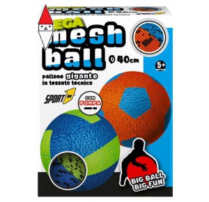 , , , GIOCO SPORTIVO MANDELLI MEGA MESH BALL CALCIO/PALLAVOLO 40 CM