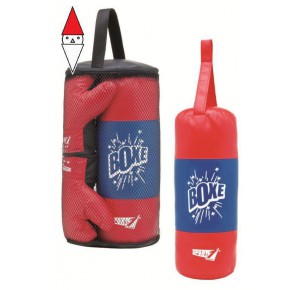 , , , GIOCO SPORTIVO MANDELLI SET DA BOXE JUNIOR IN PU