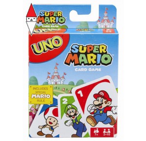 , , , CARTE DA GIOCO MATTEL UNO SUPER MARIO