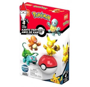 , , , COSTRUZIONE MATTEL MEGA POKEMON POKEBALL PERSONAGGI KANTO