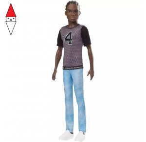 , , , BAMBOLA MATTEL BARBIE KEN FASHIONISTAS CAPELLI INTRECCIATI