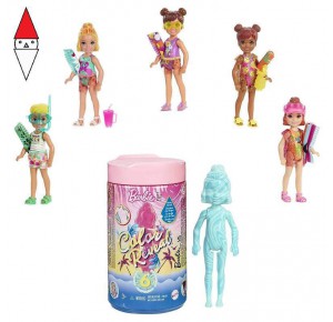 , , , BAMBOLA MATTEL CHELSEA COLOR REVEAL BEACH