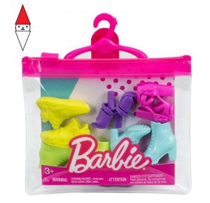 , , , BAMBOLA MATTEL BARBIE SCARPE FASHION ASSORTIMENTO VASSOIO