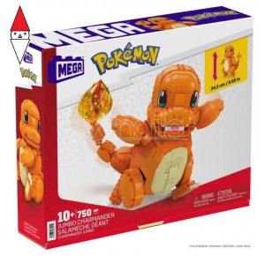 , , , COSTRUZIONE MATTEL MEGA POKEMON CHARMANDER GIGANTE