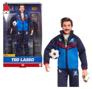 , , , BAMBOLA MATTEL BARBIE SIGNATURE TED LASSO