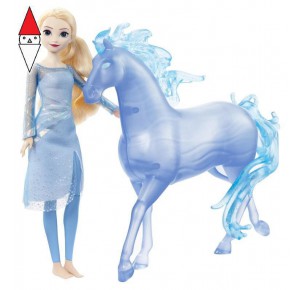 , , , ACTION FIGURE MATTEL DISNEY FROZEN ELSA E NOKK