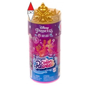 , , , ACTION FIGURE MATTEL DISNEY PRINCESS ROYAL COLOR REVEAL ASS.TO