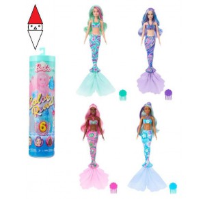 , , , BAMBOLA MATTEL BARBIE COLOR REVEAL SERIE SIRENE ASSORTITE