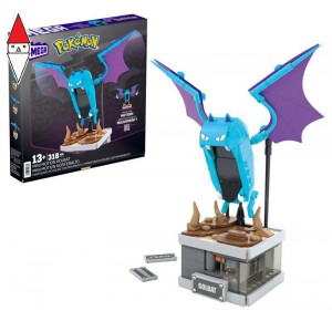 , , , COSTRUZIONE MATTEL MEGA POKEMON MINI MOTION GOLBAT