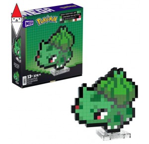 , , , COSTRUZIONE MATTEL MEGA POKEMON PIXEL ART BULBASAUR