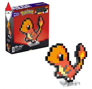 , , , MATTEL MEGA POKEMON PIXEL ART CHARMANDER