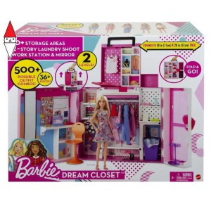 , , , BAMBOLA MATTEL BARBIE ARMADIO DEI SOGNI