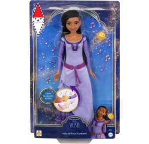 , , , ACTION FIGURE MATTEL DISNEY WISH ASHA DI ROSAS CANTANTE