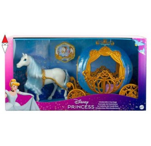 , , , ACTION FIGURE MATTEL DISNEY PRINCESS CARROZZA DI CENERENTOLA