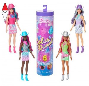 , , , BAMBOLA MATTEL BARBIE COLOR REVEAL SERIE COUNTRY CHIC ASSORTITI