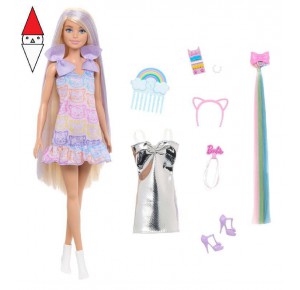 , , , BAMBOLA MATTEL BARBIE LUNGHI CAPELLI