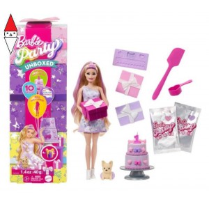 , , , BAMBOLA MATTEL BARBIE SERIE PARTY SURPRISE ASSORTITI