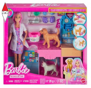 , , , BAMBOLA MATTEL BARBIE VETERINARIA