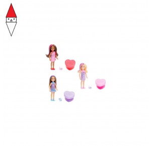 , , , BAMBOLA MATTEL CHELSEA PARTY SURPRISE MAKE-UP PARTY ASSORTITI