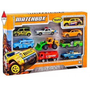 , , , MODELLINO MATTEL MATCHBOX SET 9 AUTO ASSORTITE