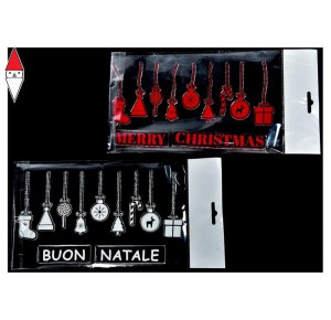 , , , NATALE MERCURY GEL FINESTRE PALLE NATALIZIE 15XH.55CM