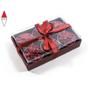 , , , NATALE MERCURY SET 6 TEALIGHT STELLA