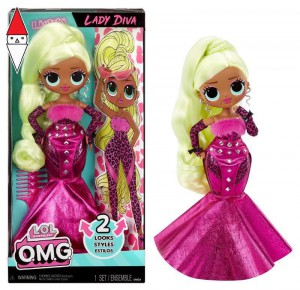 , , , ACTION FIGURE MGAE LOL SURPRISE OMG HOS DOLL LADY DIVA