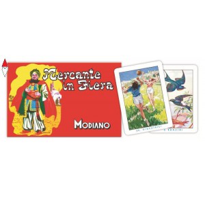 , , , CARTE DA GIOCO MODIANO MERCANTE IN FIERA 250