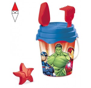 , , , GIOCO ESTIVO MONDO AVENGERS BUCKET SET 17+INN 1F SCX12