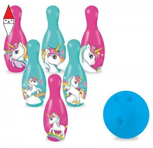 , , , GIOCO SPORTIVO MONDO UNICORN SET PALLA BOWLING + BIRILLI