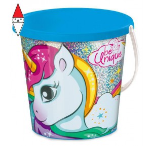 , , , GIOCO ESTIVO MONDO BUCKET GLITTER UNICORNO D.17 2019 SCX60