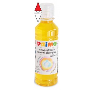 , , , ALTRO GIOCO MOROCOLOR FLACONE 240ML COLLA AD ACQUA COLORATA COLORE GIALLO