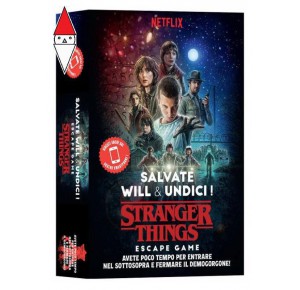 , , , GIOCO DA TAVOLO MS EDIZIONI STRANGER THINGS ESCAPE GAME SALVATE WILL E UNDICI