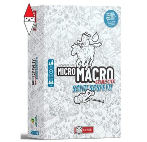 , , , GIOCO DA TAVOLO MS EDIZIONI MICROMACRO CRIME CITY SOLITI SOSPETTI