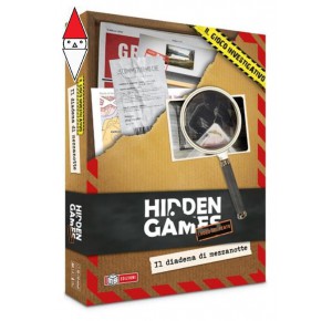 , , , GIOCO DA TAVOLO MS EDIZIONI HIDDEN GAMES IL DIADEMA DI MEZZANOTTE