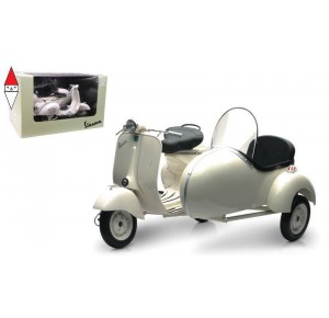 , , , MODELLINO NEW-RAY 1:6 VESPA 150 VL1T WITH SIDECAR