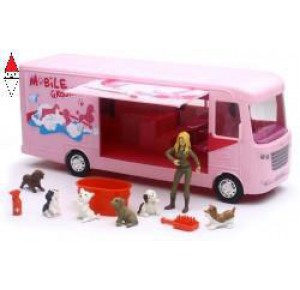 , , , NEW RAY 1/18 CAMPING WITH ARTICULATED FIGURE AND ANIMALS